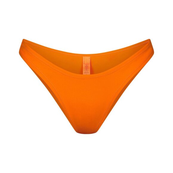 Skims Swim Cheeky Tanga Bottom - Orange - Picture 1 of 4